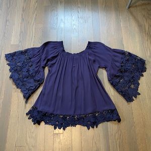 Muche Muchette ONE SIZE fits most Navy top